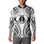 New Caledonia Day Button Sweatshirt Polynesian Curves White Color - Polynesian Pride