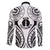 New Caledonia Day Family Matching Puletasi and Hawaiian Shirt Polynesian Curves White Color - Polynesian Pride