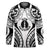 New Caledonia Day Hockey Jersey Polynesian Curves White Color - Polynesian Pride