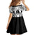 New Caledonia Day Kid Short Sleeve Dress Polynesian Curves White Color - Polynesian Pride