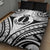 New Caledonia Day Quilt Bed Set Polynesian Curves White Color - Polynesian Pride