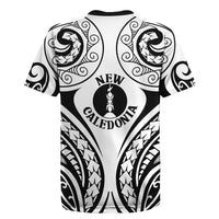 New Caledonia Day Rugby Jersey Polynesian Curves White Color LT05 - Polynesian Pride