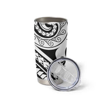 New Caledonia Day Tumbler Cup Polynesian Curves White Color LT05 - Polynesian Pride