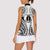 New Caledonia Day Women Sleeveless Polo Shirt Polynesian Curves White Color - Polynesian Pride
