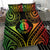 New Caledonia Day Bedding Set Polynesian Curves Reggae Color - Polynesian Pride