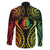 New Caledonia Day Family Matching Puletasi and Hawaiian Shirt Polynesian Curves Reggae Color - Polynesian Pride