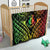 New Caledonia Day Quilt Polynesian Curves Reggae Color - Polynesian Pride