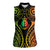 New Caledonia Day Women Sleeveless Polo Shirt Polynesian Curves Reggae Color - Polynesian Pride