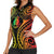 New Caledonia Day Women Sleeveless Polo Shirt Polynesian Curves Reggae Color - Polynesian Pride