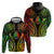New Caledonia Day Zip Hoodie Polynesian Curves Reggae Color - Polynesian Pride