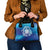 Marshall Islands Manit Day Shoulder Handbag Tribal Dolphin With Marshall Seal - Polynesian Pride
