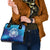 Marshall Islands Manit Day Shoulder Handbag Tribal Dolphin With Marshall Seal - Polynesian Pride