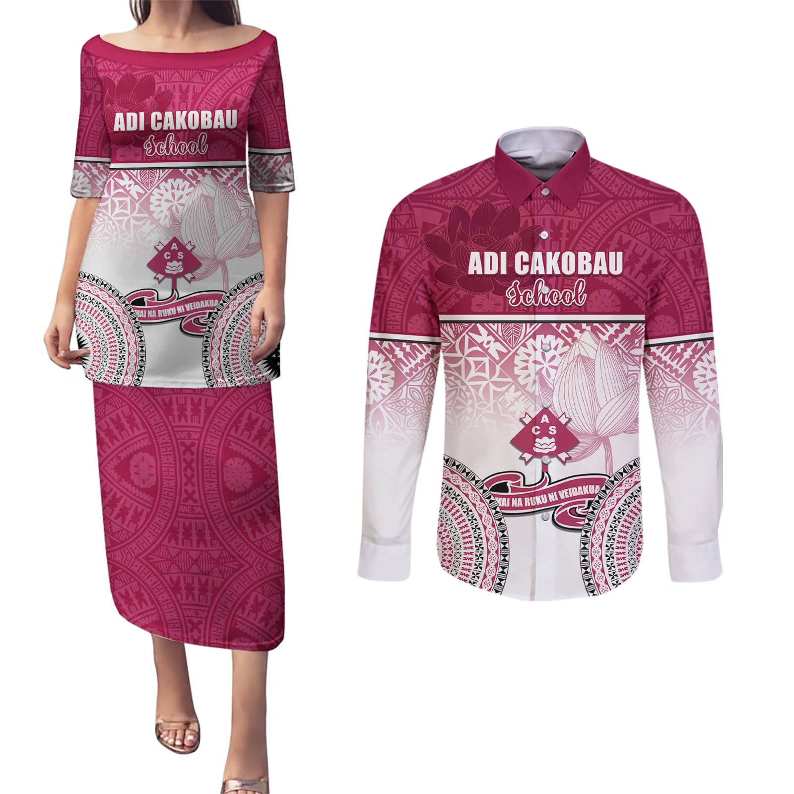 adi-cakobau-school-couples-matching-puletasi-dress-and-long-sleeve-button-shirts-75th-anniversary