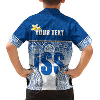 Personalized International School Suva Family Matching Summer Maxi Dress and Hawaiian Shirt With Fijian Tapa Pattern LT05 - Polynesian Pride