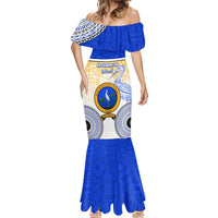 Personalized Ratu Kadavulevu School Mermaid Dress With Fijian Tapa Pattern LT05 - Polynesian Pride