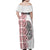 Aotearoa New Zealand Family Matching Off Shoulder Maxi Dress and Hawaiian Shirt Maori Marae Pattern Tiki LT05 - Polynesian Pride