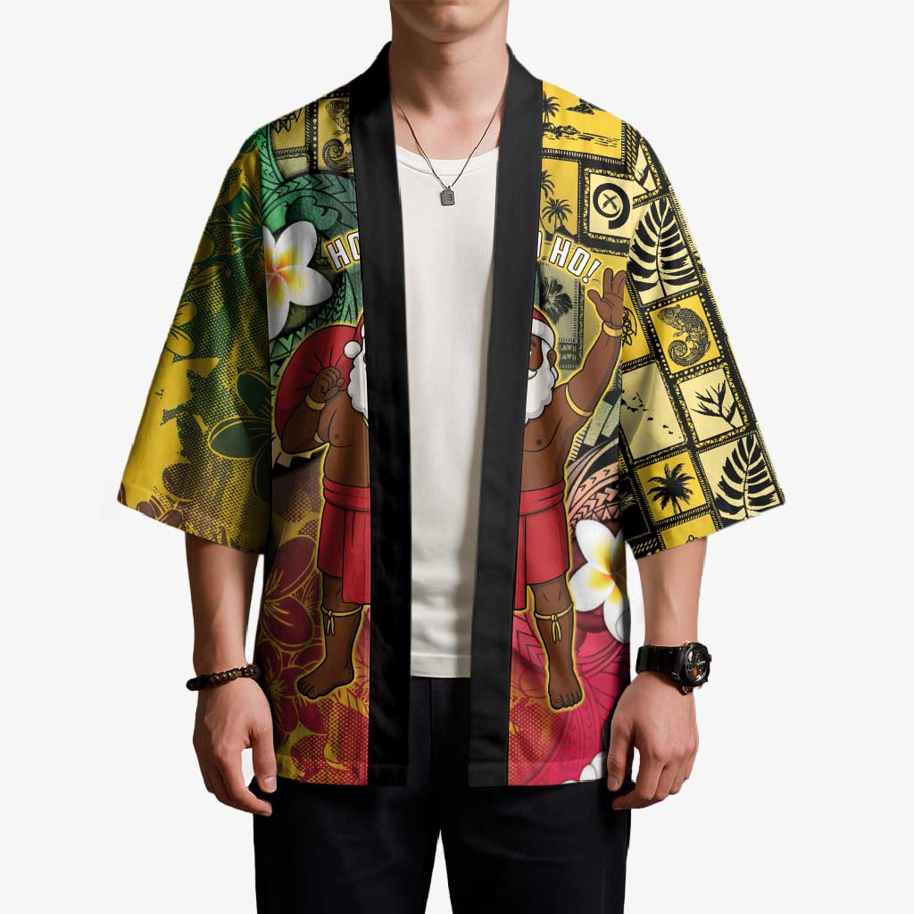 Vanuatu Christmas Kimono Ni-Van Santa Retro Style - Polynesian Pride