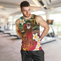 Vanuatu Christmas Men Tank Top Ni-Van Santa Retro Style - Polynesian Pride