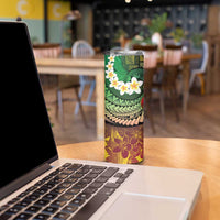 Vanuatu Christmas Skinny Tumbler Ni-Van Santa Retro Style - Polynesian Pride