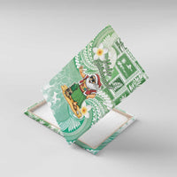 Hawaii Mele Kalikimaka Canvas Wall Art Hula Santa Retro Style Green - Polynesian Pride