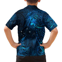 New Zealand Matariki Family Matching Long Sleeve Bodycon Dress and Hawaiian Shirt - Maori New Year LT05 - Polynesian Pride