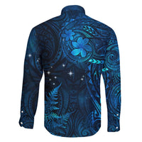 New Zealand Matariki Family Matching Long Sleeve Bodycon Dress and Hawaiian Shirt - Maori New Year LT05 - Polynesian Pride