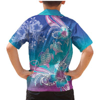 Polynesia Sea Turtle Couple Family Matching Mermaid Dress and Hawaiian Shirt Love Is Life LT05 - Polynesian Pride