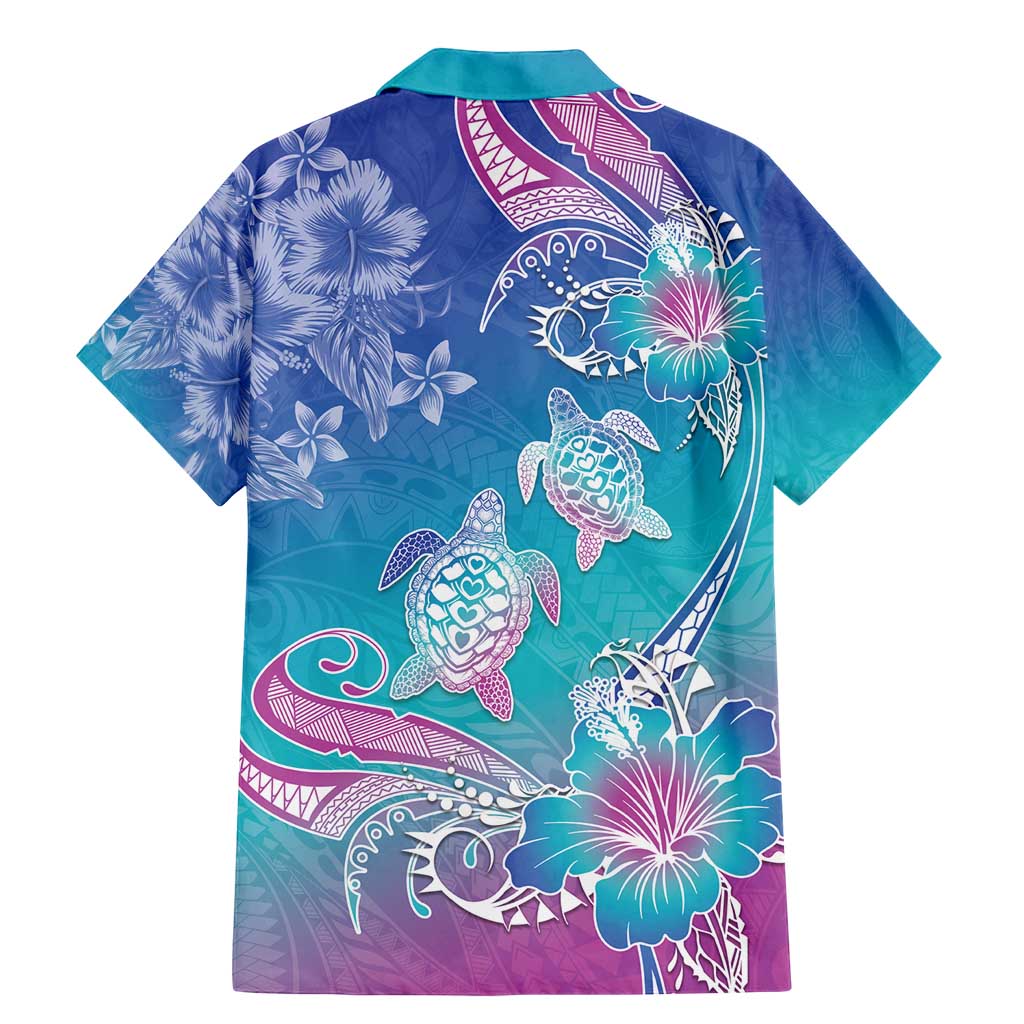 Polynesia Sea Turtle Couple Family Matching Mermaid Dress and Hawaiian Shirt Love Is Life LT05 - Polynesian Pride