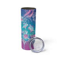 Polynesia Sea Turtle Couple Skinny Tumbler Love Is Life LT05 - Polynesian Pride