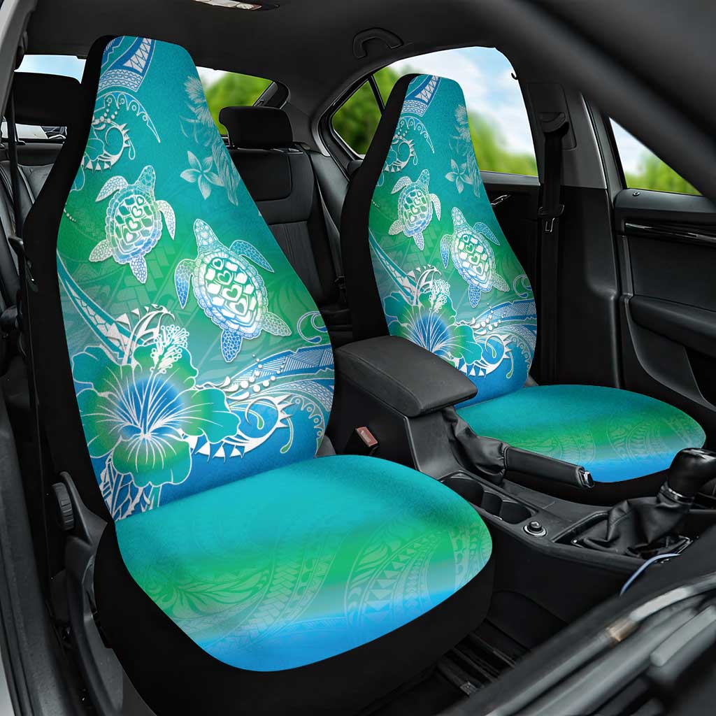 Polynesia Sea Turtle Couple Car Seat Cover I Am Turtley In Love With You