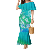 Polynesia Sea Turtle Couple Mermaid Dress I Am Turtley In Love With You