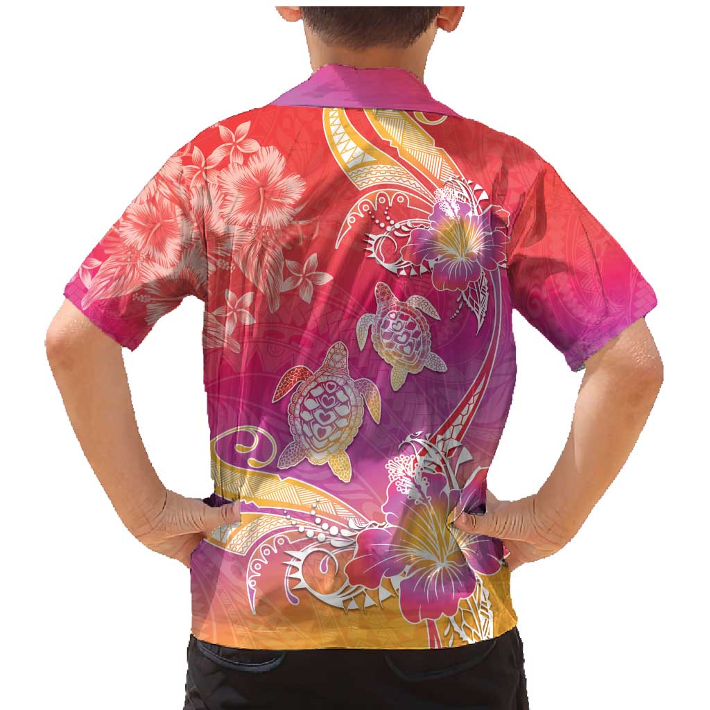 Polynesia Sea Turtle Couple Family Matching Mermaid Dress and Hawaiian Shirt One Soul One Love LT05 - Polynesian Pride