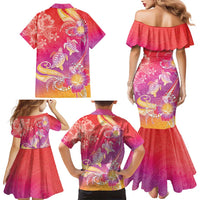 Polynesia Sea Turtle Couple Family Matching Mermaid Dress and Hawaiian Shirt One Soul One Love LT05 - Polynesian Pride