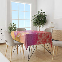 Polynesia Sea Turtle Couple Tablecloth One Soul One Love