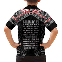 New Zealand Aotearoa Family Matching Off Shoulder Maxi Dress and Hawaiian Shirt Traditional Kapa Haka LT05 - Polynesian Pride