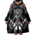 New Zealand Aotearoa Wearable Blanket Hoodie Traditional Kapa Haka