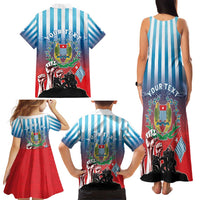 Personalised Free West Papua Family Matching Tank Maxi Dress and Hawaiian Shirt One People One Soul Unique Style LT05 - Polynesian Pride