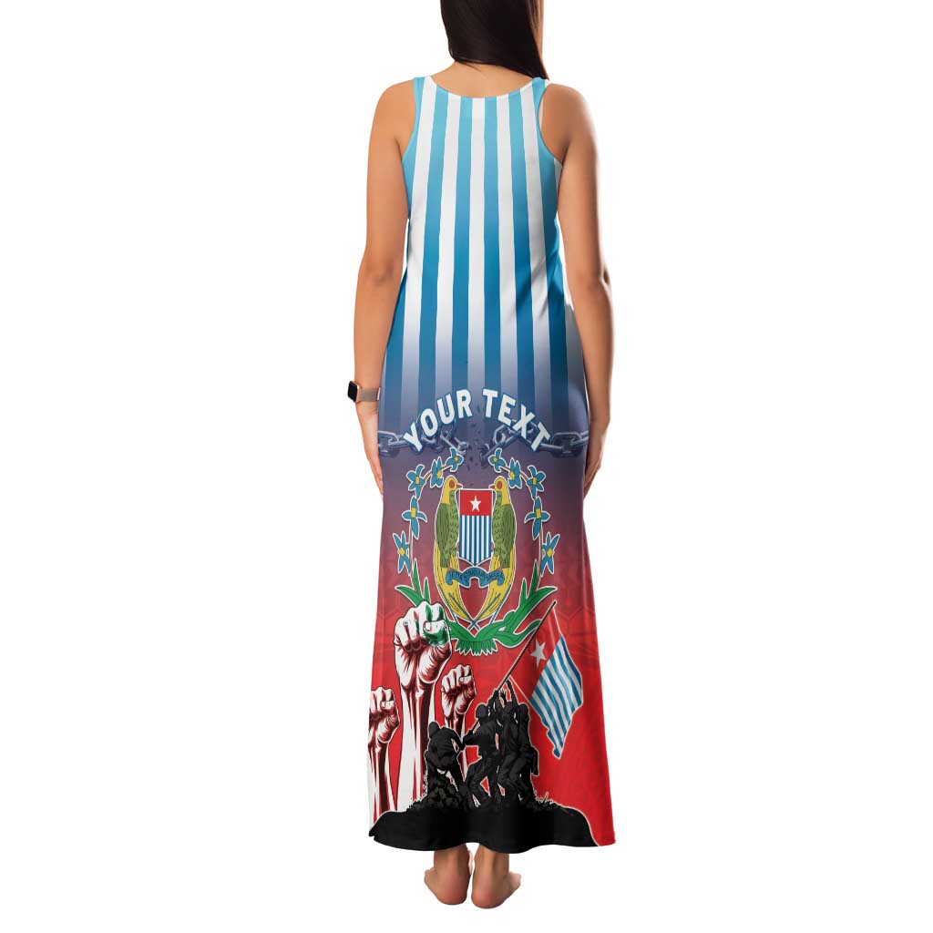 Personalised Free West Papua Family Matching Tank Maxi Dress and Hawaiian Shirt One People One Soul Unique Style LT05 - Polynesian Pride