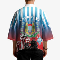 Personalised Free West Papua Kimono One People One Soul Unique Style - Polynesian Pride