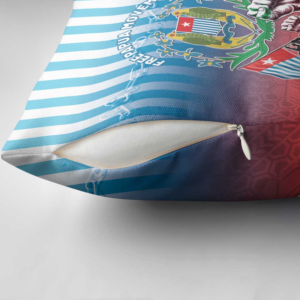 Free West Papua Pillow Cover One People One Soul Unique Style - Polynesian Pride