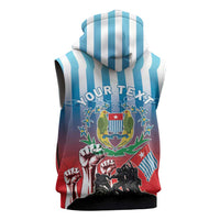 Personalised Free West Papua Sleeveless Zip Hoodie One People One Soul Unique Style - Polynesian Pride