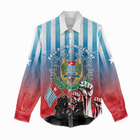 Personalised Free West Papua Women Casual Shirt One People One Soul Unique Style - Polynesian Pride