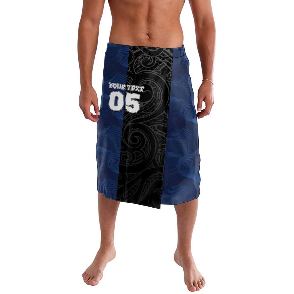 France And New Zealand Rugby Custom Lavalava Les Bleus Rooster With Maori Tiki - Polynesian Pride