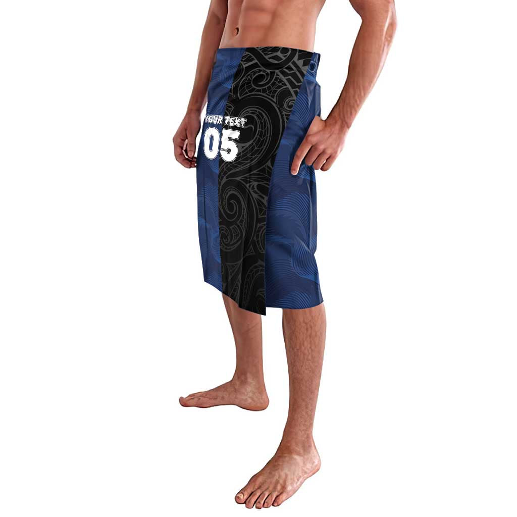 France And New Zealand Rugby Custom Lavalava Les Bleus Rooster With Maori Tiki - Polynesian Pride