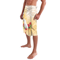 New Zealand Aotearoa Cockatoo Lavalava Maori Pattern With Pohutukawa Flowers