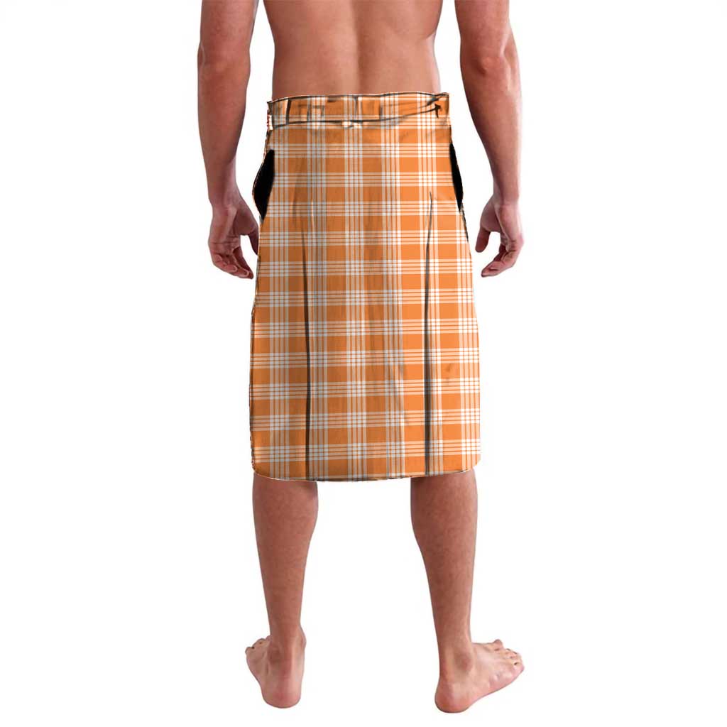 Orange Hawaii Palaka Lavalava Hawaiian Ilima Lei