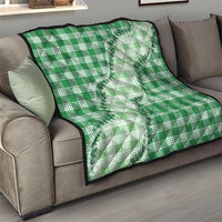 Green Hawaii Palaka Quilt Hawaiian Pikake Lei