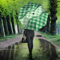 Green Hawaii Palaka Umbrella Hawaiian Pikake Lei