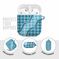 Blue Hawaii Palaka AirPods Case Hawaiian Pikake Lei