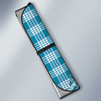 Blue Hawaii Palaka Auto Sun Shade Hawaiian Pikake Lei